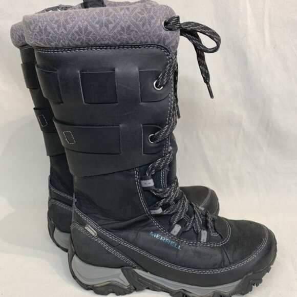 Merrell Leather Waterproof Winter Boots - Picture 6 of 16